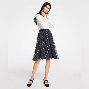Ann Taylor Tulle And Sequin Skirt